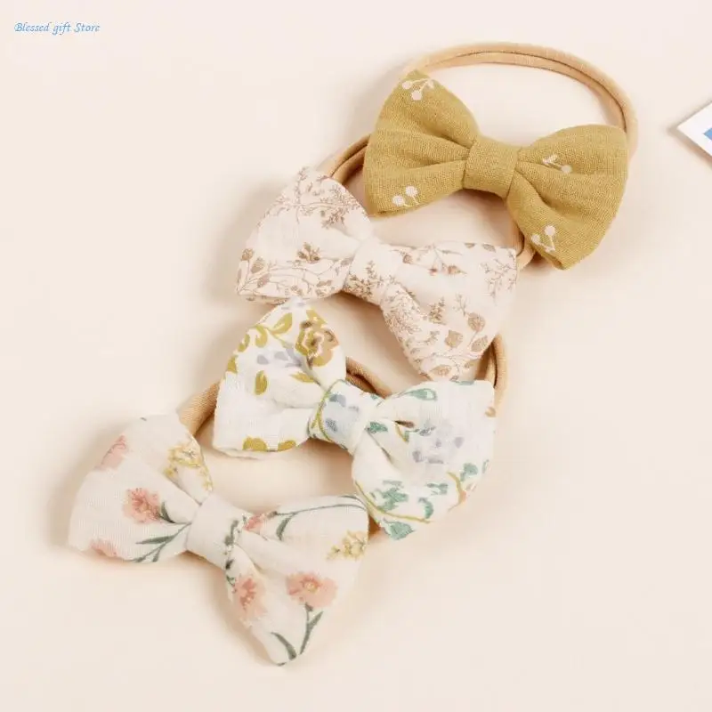 Elastic Baby Hairband Lovely Bowknot Headband for Infants Soft and Stretchy