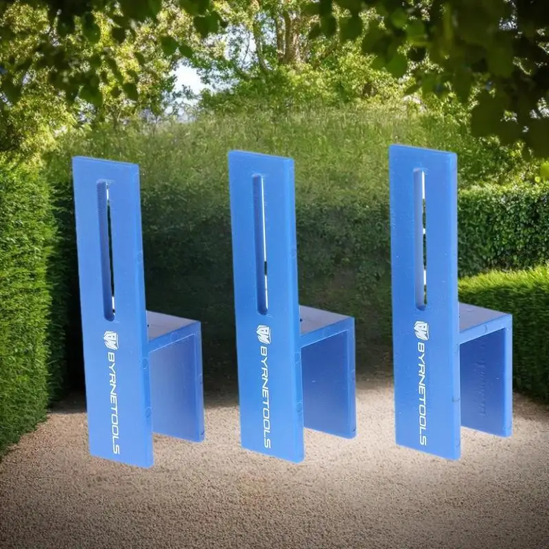 Confezione tripla di maschere da 18 mm: ideali per misurazioni e fissaggio del legno in carpenteria