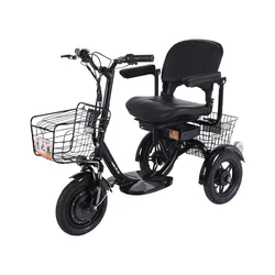 peu stock portable handicap 12 inch electric disabled 3 wheel scooter electric adult for the elderly