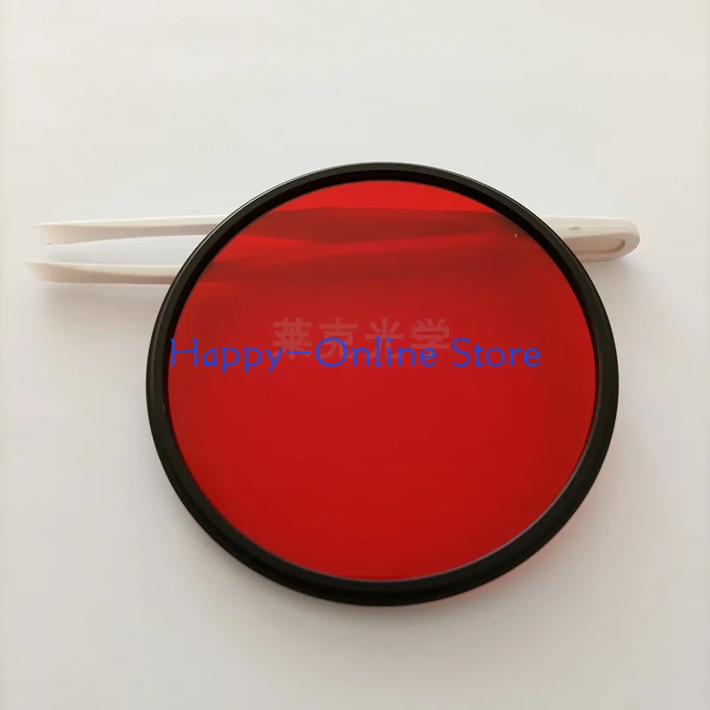 Infrared Filter 590nm Absorption Cutoff Type Orange Red Optical Glass CB590 Infrared Transmission Filter