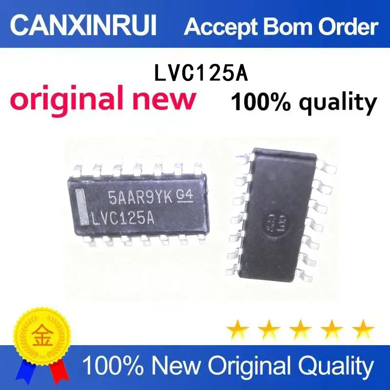 (5-100 Pieces)New stock LVC125A TSSOP-14 LVC125A SOP-14