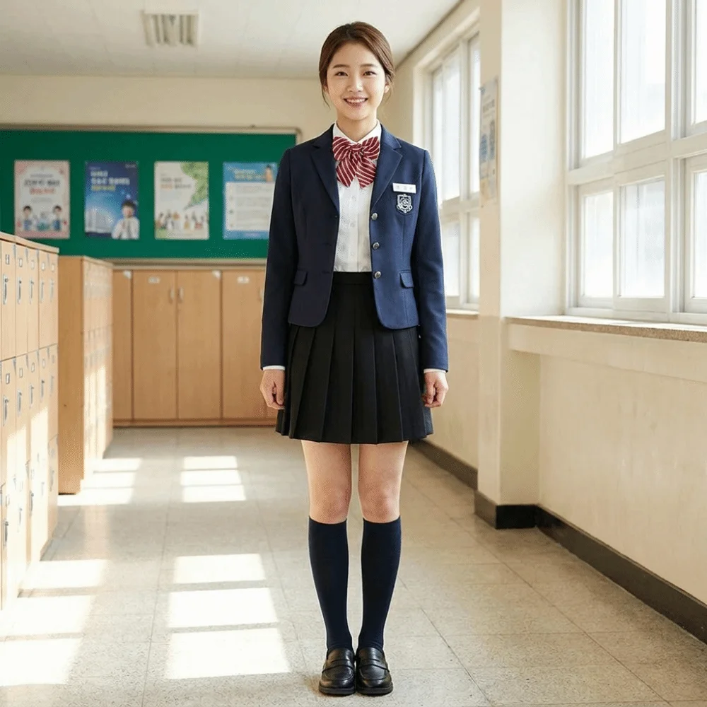 Fashion Stripe Women Necktie Korean Style Adjustable Bowknot Neckties Uniform Shirt Vintage Ladies Neck Wear Airline Stewardess