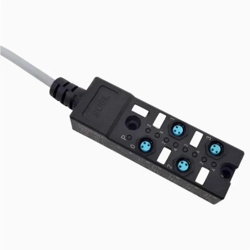 Lead type 8-position M8 sensor splitter junction box, central distributor, splitter module, single and double channels