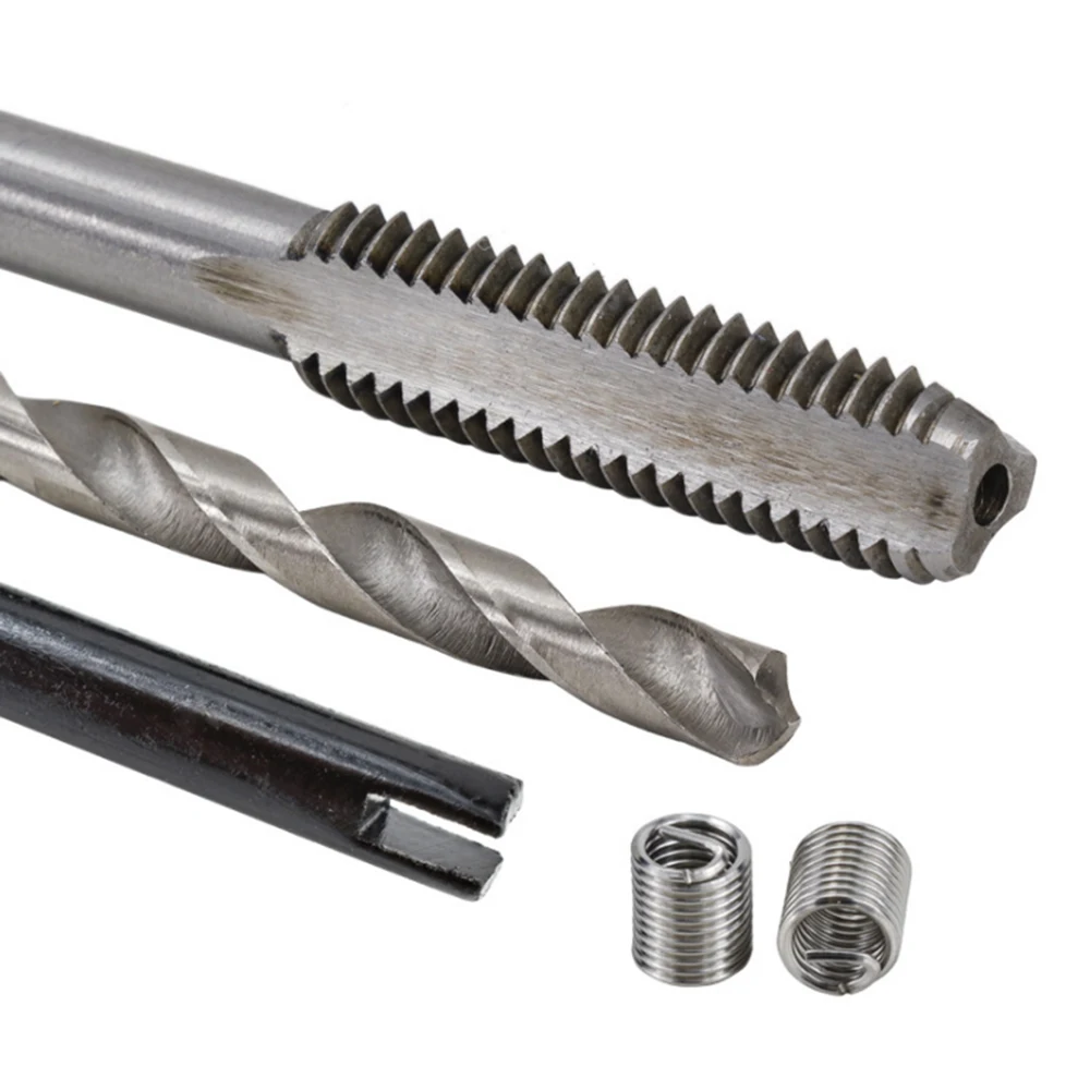 

x Набор для ремонта резьбы 1,25 X Набор для ремонта резьбы 1,5 Совместимые поврежденные резьбы 14 мм