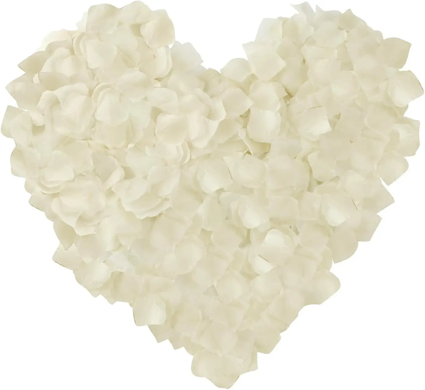1000 Pcs Artificial Silk Rose Petals Decoration Wedding Party Color Ivory
