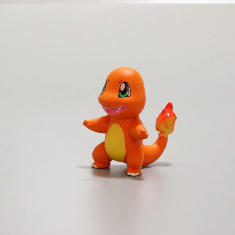 Pokemon Cartoon Anime Squirtle Bulbasaur Charmander Mini Figur Sammlung Hause Desktop Ornamente Puppe Mädchen Jungen Spielzeug