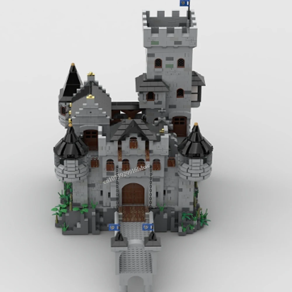 Customized 3894PCS MOC Modular European Medieval Crusader\'s Castle DIY creative ideas Children Toy Birthday Gift Building Blocks