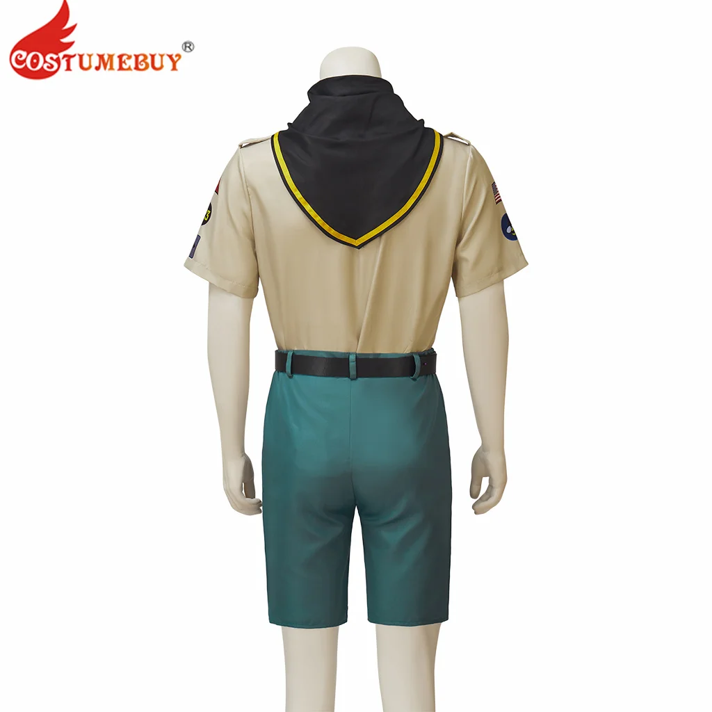 أزياء بيتر مارتينو التأثيرية للرجال البالغين ملابس الهالوين شورت علوي مجموعة كاملة زي زعيم الكشفية الموحد