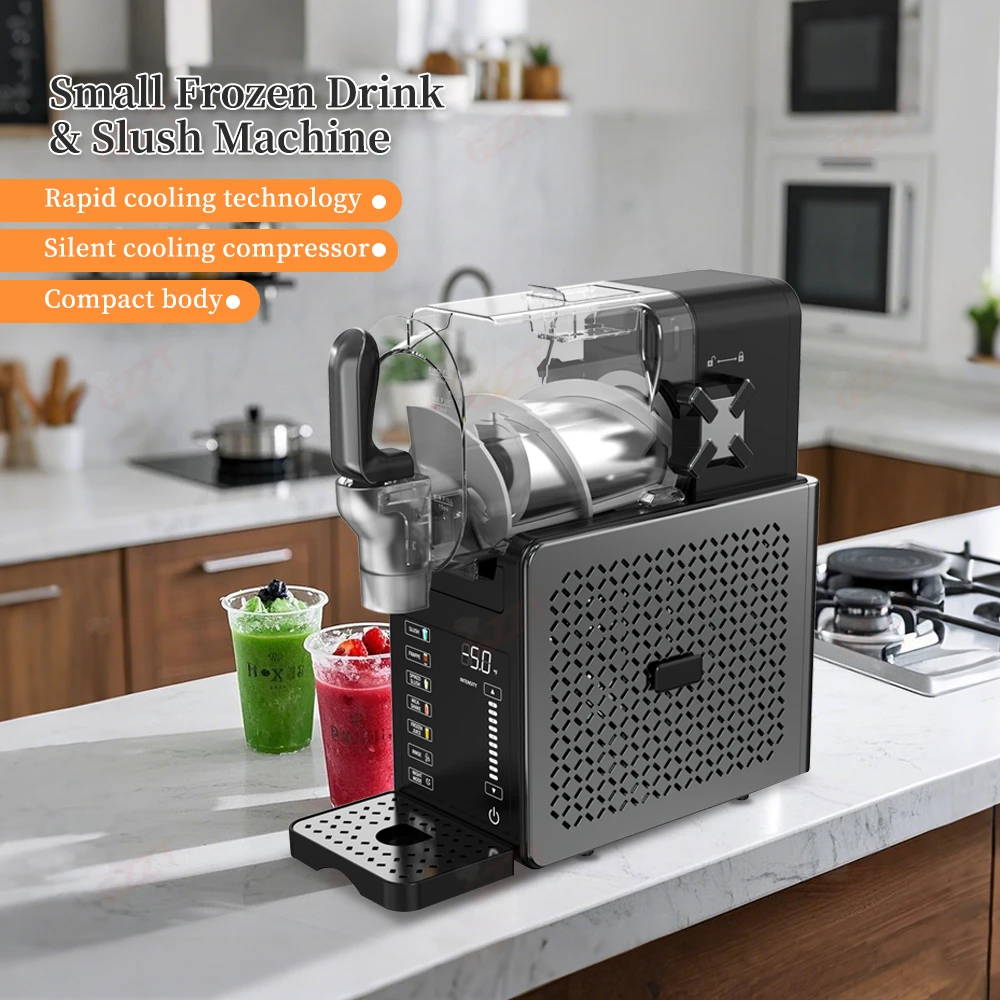 GZZT AS1 Small Frozen Drink Maker Snow Melting Machine Household Commercial Drink Milkshake Machine Smoothie Cold Drink Machines
