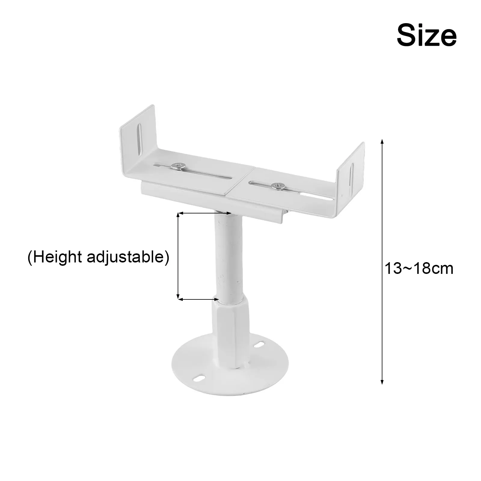 Soporte de radiador de 2 piezas, soporte de suelo de aluminio, soporte ajustable de altura, soportes de paletas en forma de L