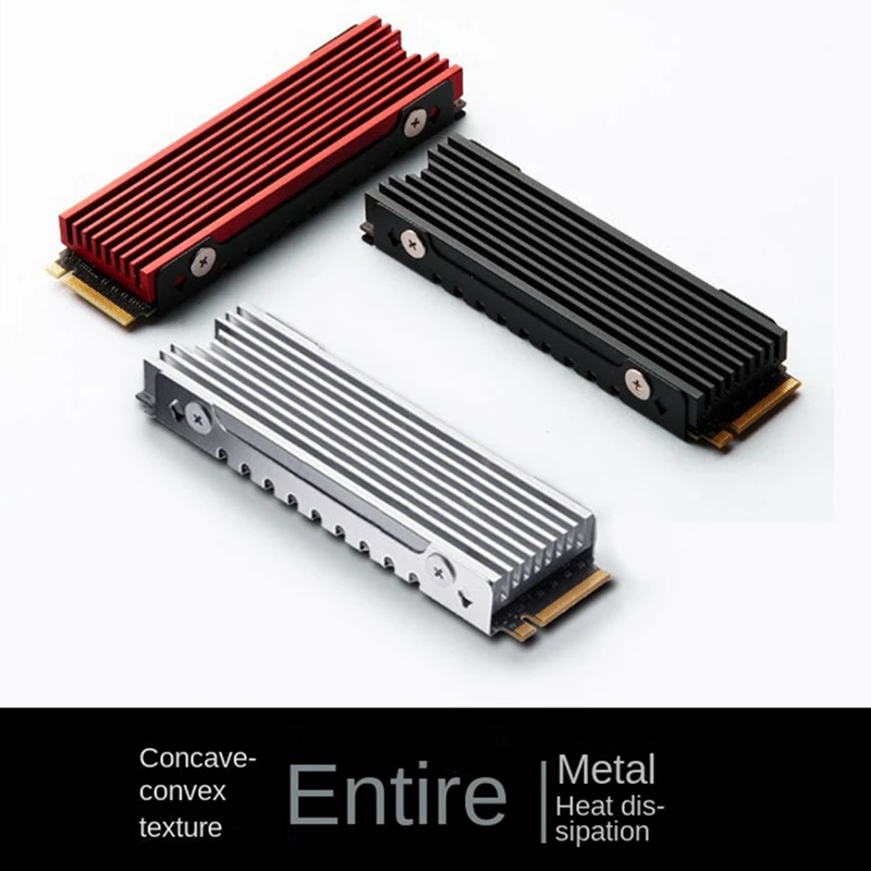 Imagem -06 - Dissipador M.2 2280 Nvme Dissipador M.2 Ssd Cooling Pad Alumínio Dissipação com Pad Térmica para m2 2280 Ssd