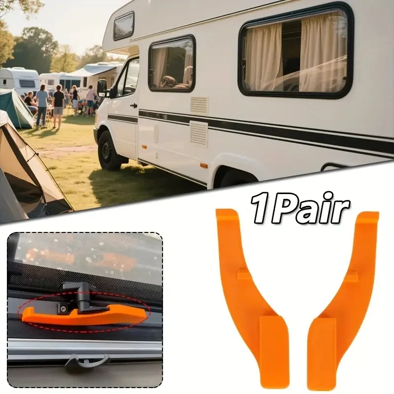 

1PC/A Set RV Window Security Lock Catch For PolyPlastic Caravan High-Tightness RV Window Security Lock Catch Easy Installation