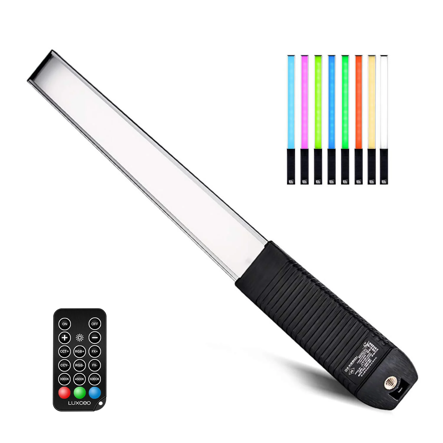 

LUXCEO Q508A RGB Photography Light LED Handheld Video Tube 3000K-6000K Rechargeable Battery Studio Photo Lamp for Youtube TikTok