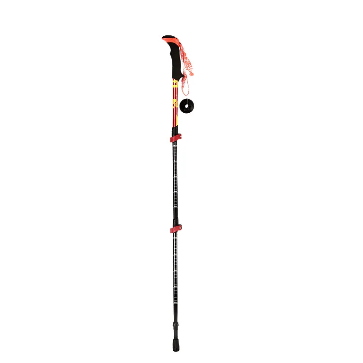 

Ultra Light Folding Carbon Fiber Mountaineering Cane Retractable Outdoor Cane Multifunctional Hiking Cane