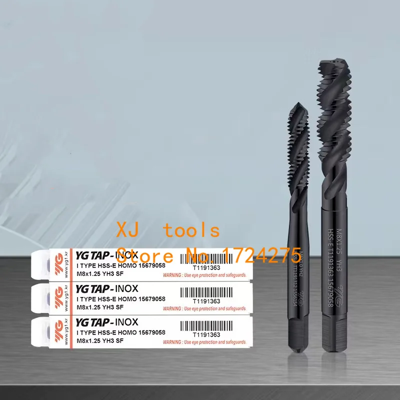 YG-1 T1191 Спиральный метчик HSS-EX M2 M3 M3.5 M4 M5 M6 M8 M10 M12 M14 M16 M18 M20 M22 M24 M27 M30 Для обработки: нержавеющая сталь