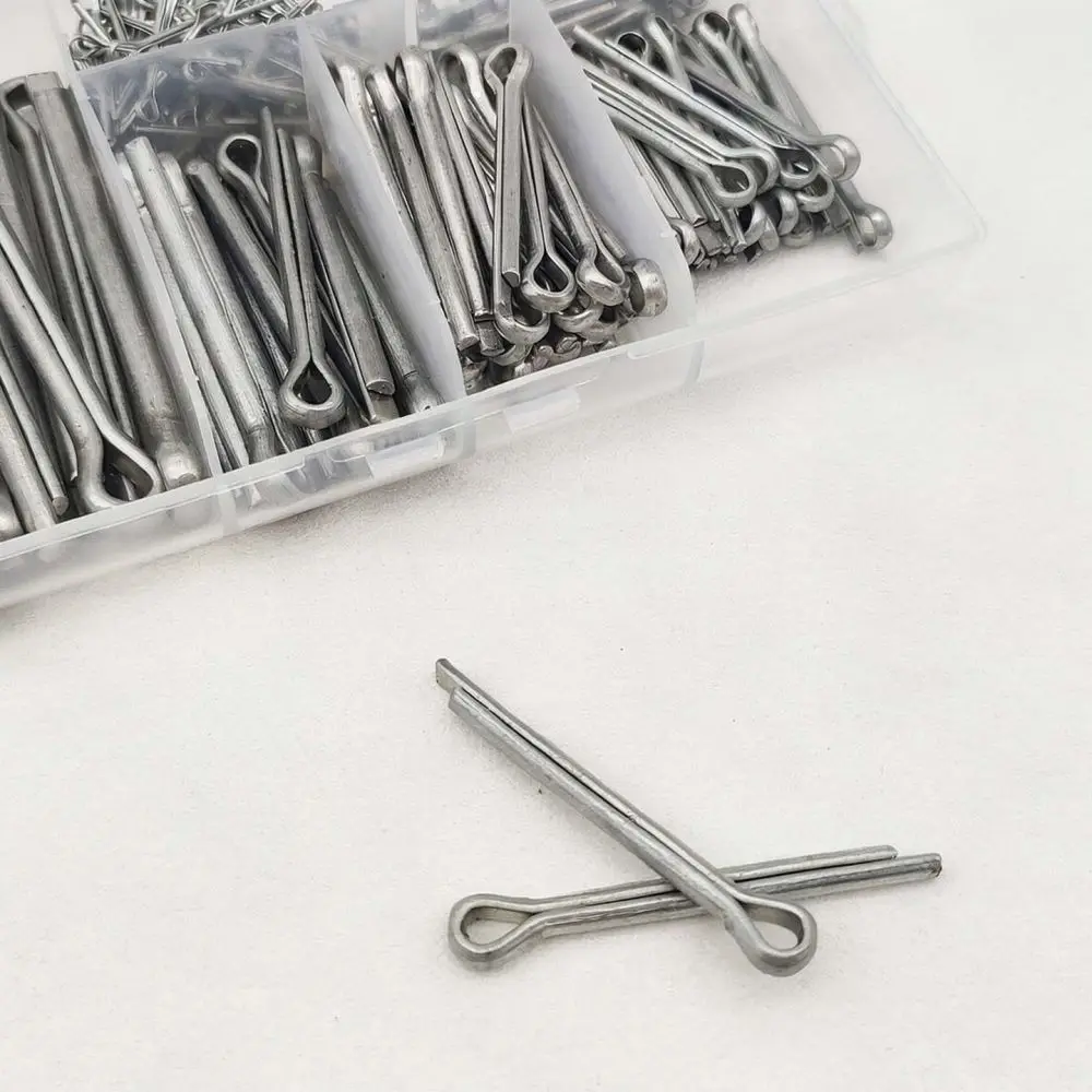 Fastener Assortment Hardware Kit Cotter Pins Hairpin Clips Mechanical Industrial Automotive Maintenance Repair Fixing Tools Set