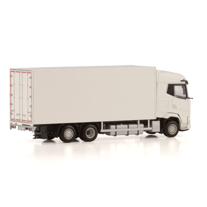 1:50 Scale DAF XG 6X2 Refrigerated Transport Vehicle Model WHITE LINE 03-2053 Simulation Alloy Model Static Display Decration