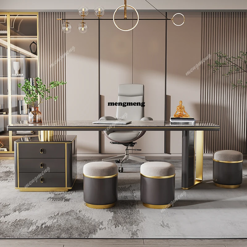 Cabinet Storage Executive Desk Corner Drawers Bureaux Computer Office Desks Work Writing Desktop Mesas De Escritorio Home Office