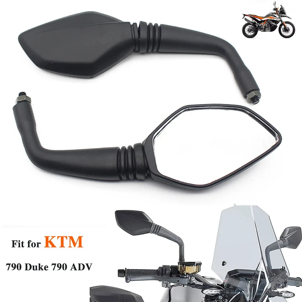 Motorcycle Rearview Mirror Side For KTM 250ADV 390ADV 790ADV DUKE 790 Motobike Side Mirrors Adjustable Motorcycle Accessories