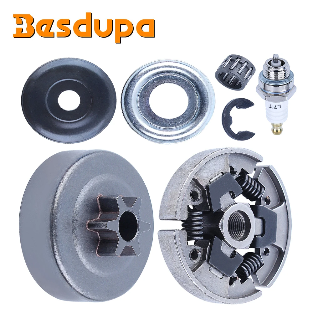 

3/8” 6T Clutch Sprocket Drum Washer Needle Bearing Kit for Stihl MS170 MS180 018 017 Chainsaw Spark Plug 1121 162 1001