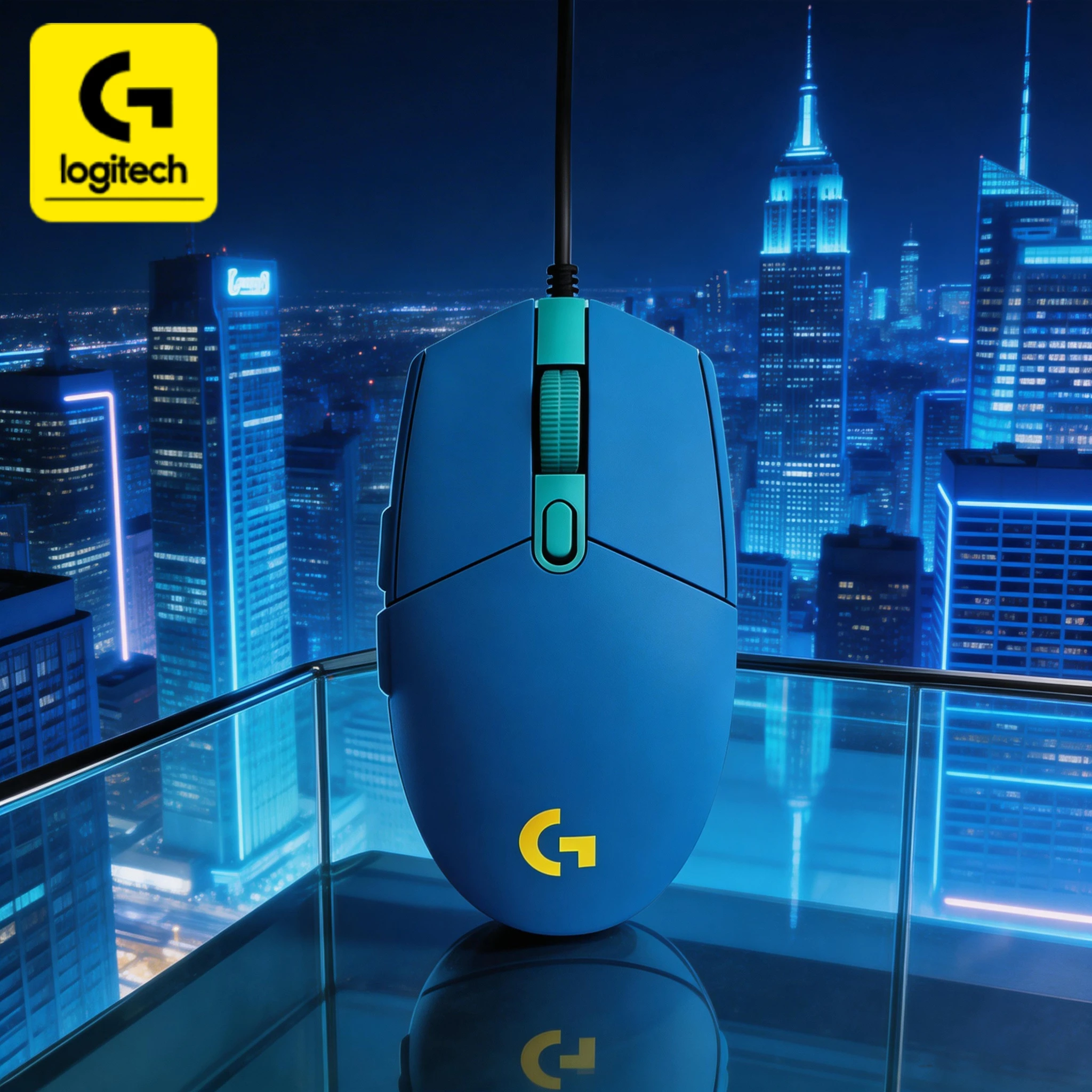 

Игровая мышь Logitech G203/G102 с RGB-подсветкой, проводная, 8K DPI, 6 настраиваемых кнопок, эффект RGB-подсветки, незаменима для киберспортивных игроков