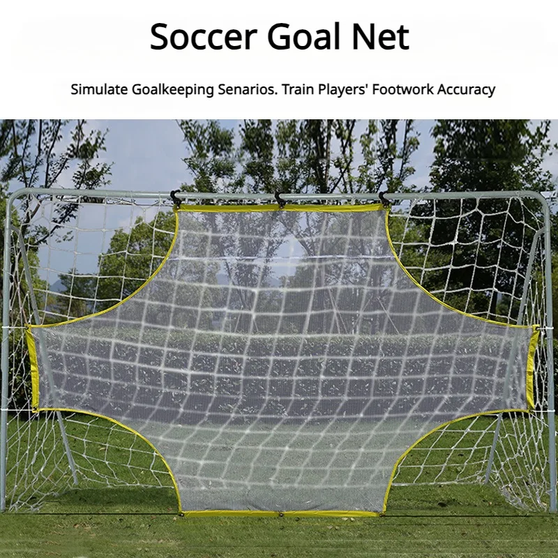 

Portable 5-11 Person Football Soccer Training Target Practice Training Shot Goal Net Soccer Ball Kid Adult Football Accessories