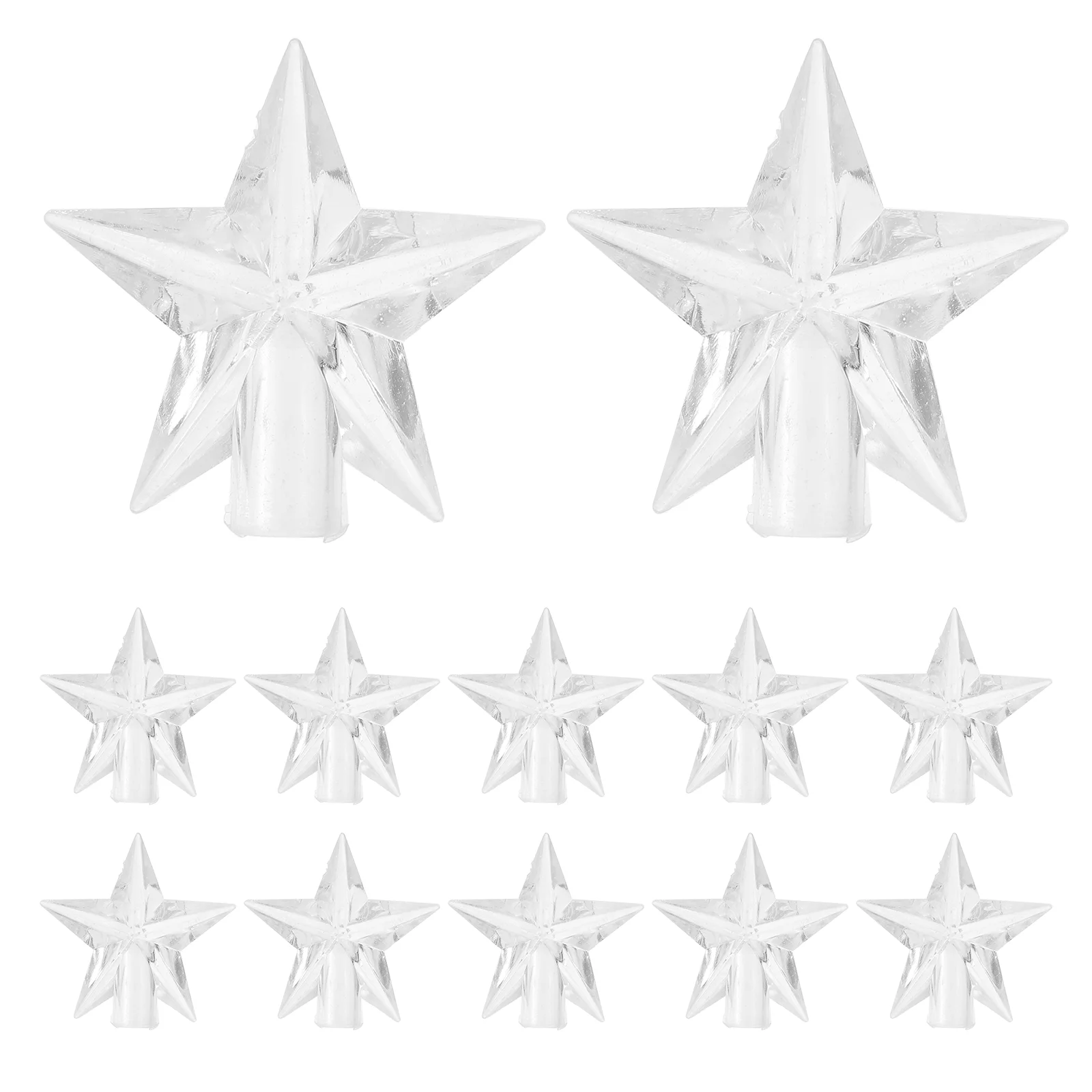 100 Pcs Pentagram Light Shell Small Lamp Cover Simple Bulb Plastic Covers Accessory Bulbs