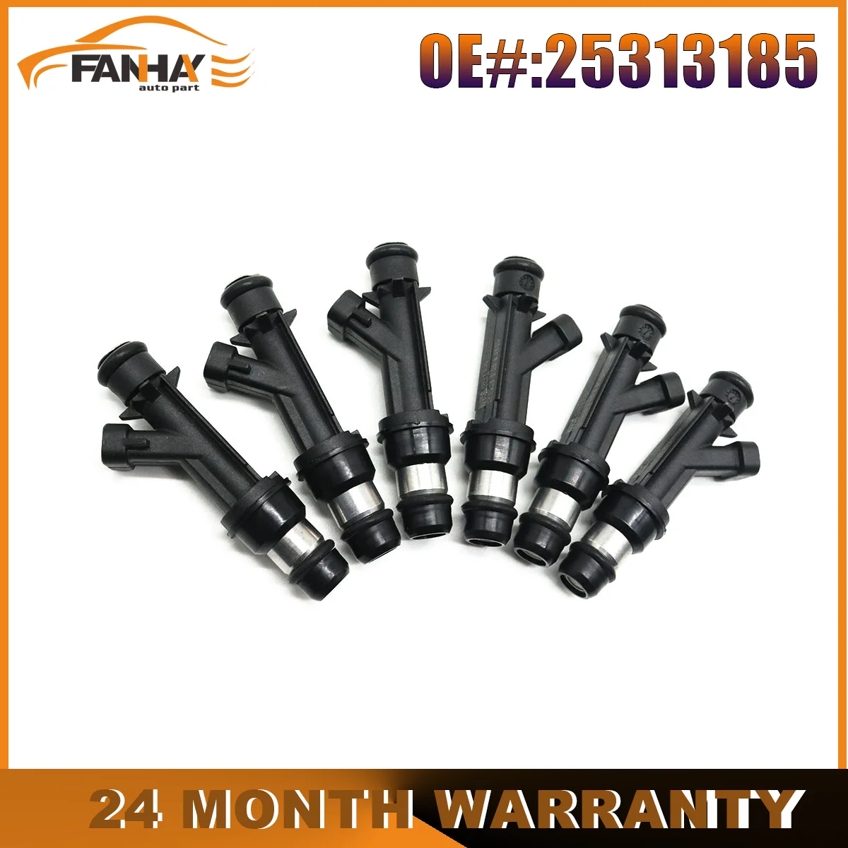 Injecteurs de carburant, 6 pièces, pour GMC Envoy 4.2L 2002-2004 4.2L, pour Chevrolet Trailblazer 4.2L 2002-2004 25313185 832-11178 12569573