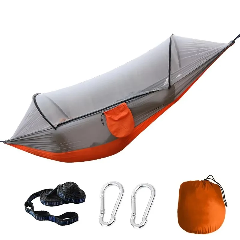

Outdoor Mosquito Proof Net Sun Protection Hammock Chair Quick Opening Camping Mountaineering Travel Backpacking Park Adventures