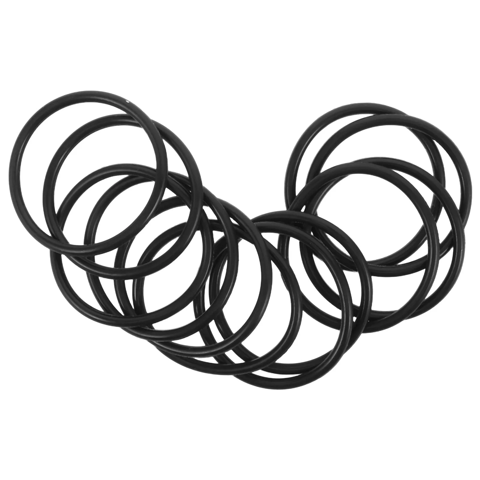 

12 Pcs Microphone Shock Mount Rubber Ring Condenser Suspension Rings Clamp Band