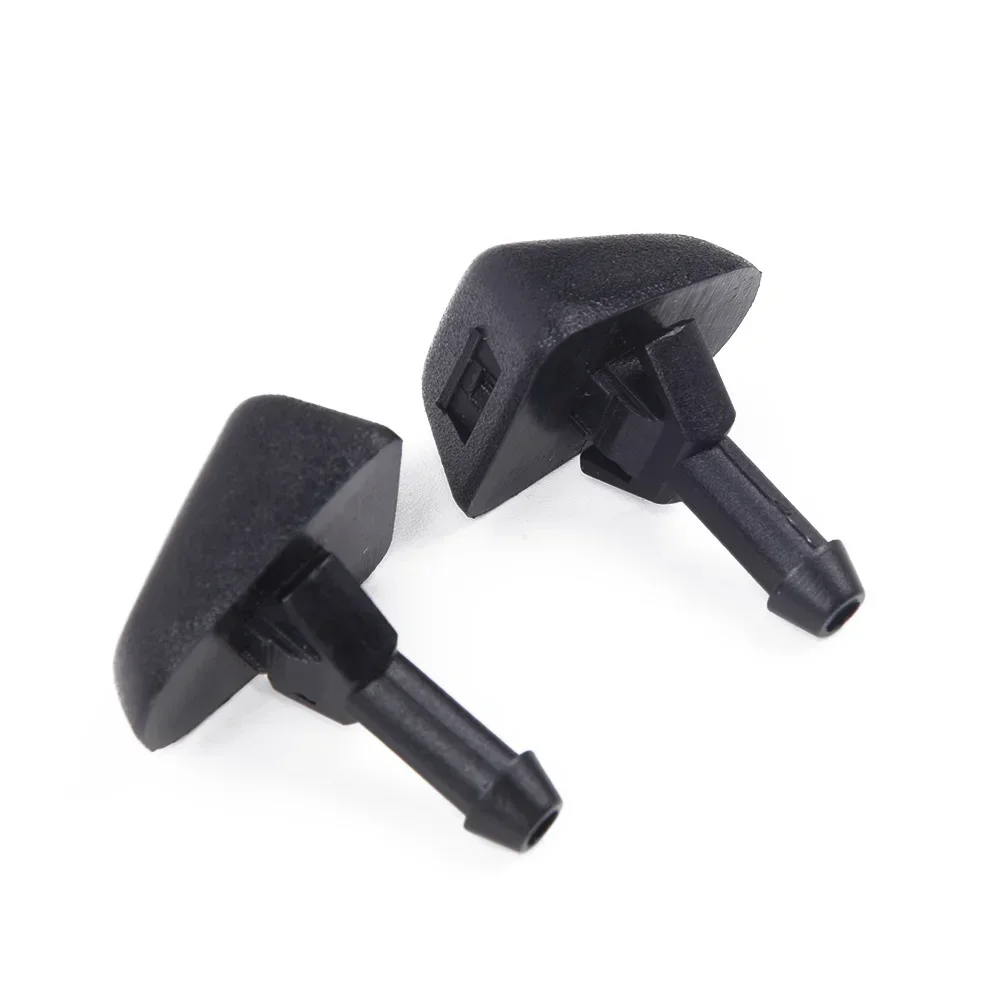 

2pcs Washer Nozzles Black Exterior Jet 30655605 For Volvo S80 C70 XC90 Windshield Replacement Water Spray Useful Durable New