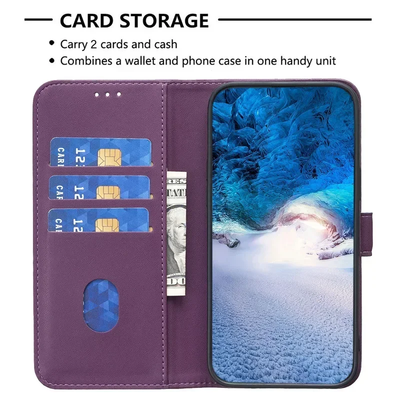 For VIVO Y200E 5G Case Leather Wallet Flip Case on For VIVO Y200E Y200 E V29E Y36 5G Y27 4G VIVOY200E Coque Fundas Shell 2024