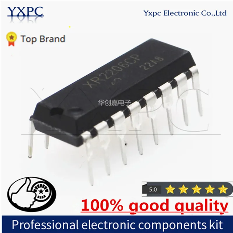 5pcs XR2206CP 2206CP DIP-16 Chips