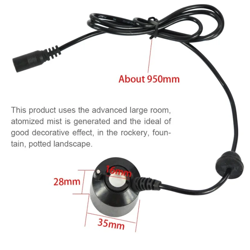 High Quality Ultrasonic Humidifier  Maker Fogger Nebulizer  Fountain Pond Atomizer  Air Diffuser