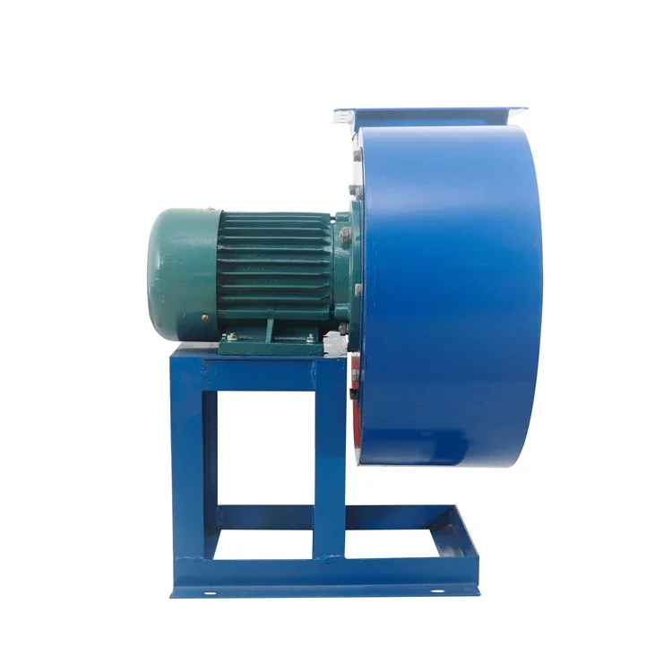 4KW 6A Pure Copper Radial Fan Low Noise and Energy Saving with Strong Wind Free Standing Mount for Farms 4-72 Centrifugal Fan