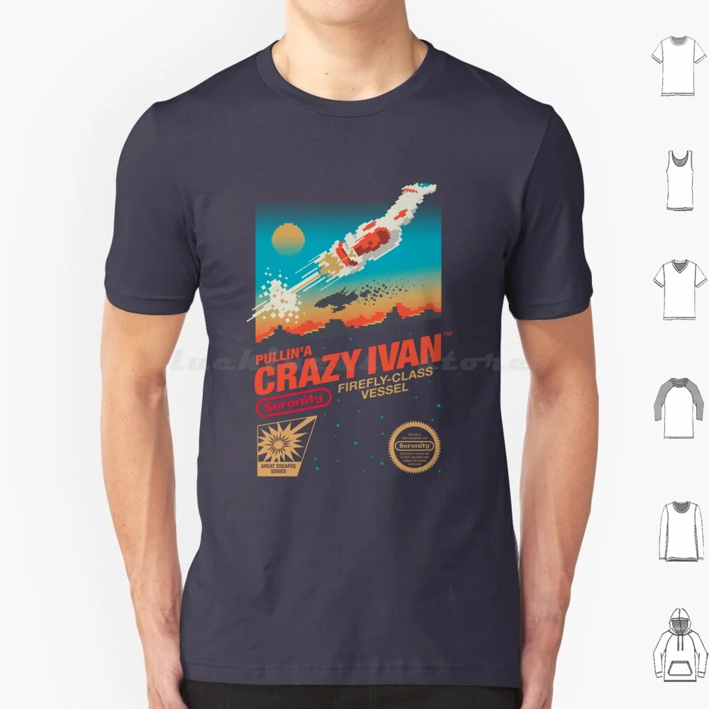 Crazy Ivan T Shirt Men Women Kids 6xl Firefly Serenity Crazy Ivan Gaming Game Videogame Retro Pop Shiny Tv Geek Sci Fi Scifi