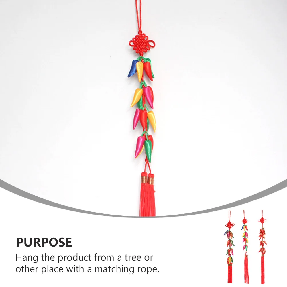 Bunter Pfeffer-Anhänger, chinesisches Neujahr, Dekor, zum Aufhängen, Festival-Zubehör, Hochzeitsfeier, Bühnendekoration, Hausgarten-Licht