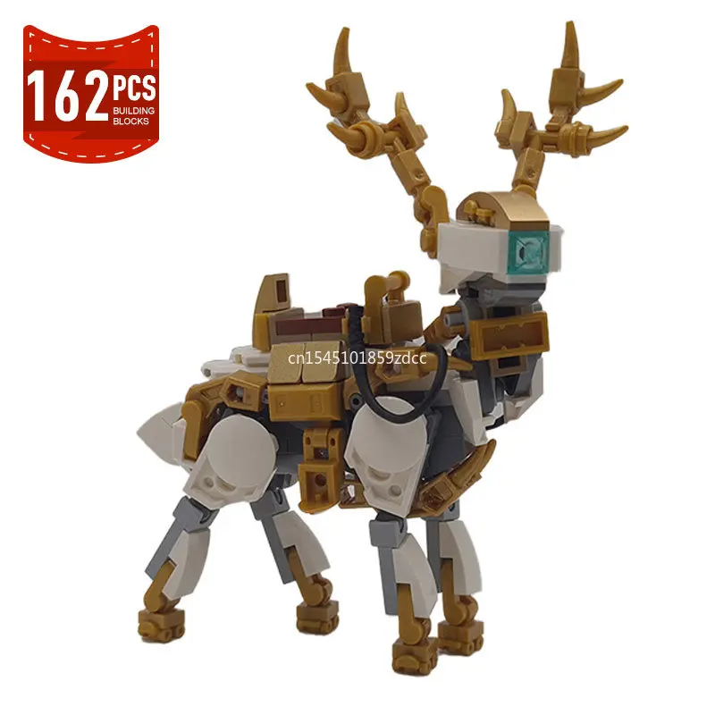新しい MOC 長首獣蛇アクションフィギュアビルディングブロック機械