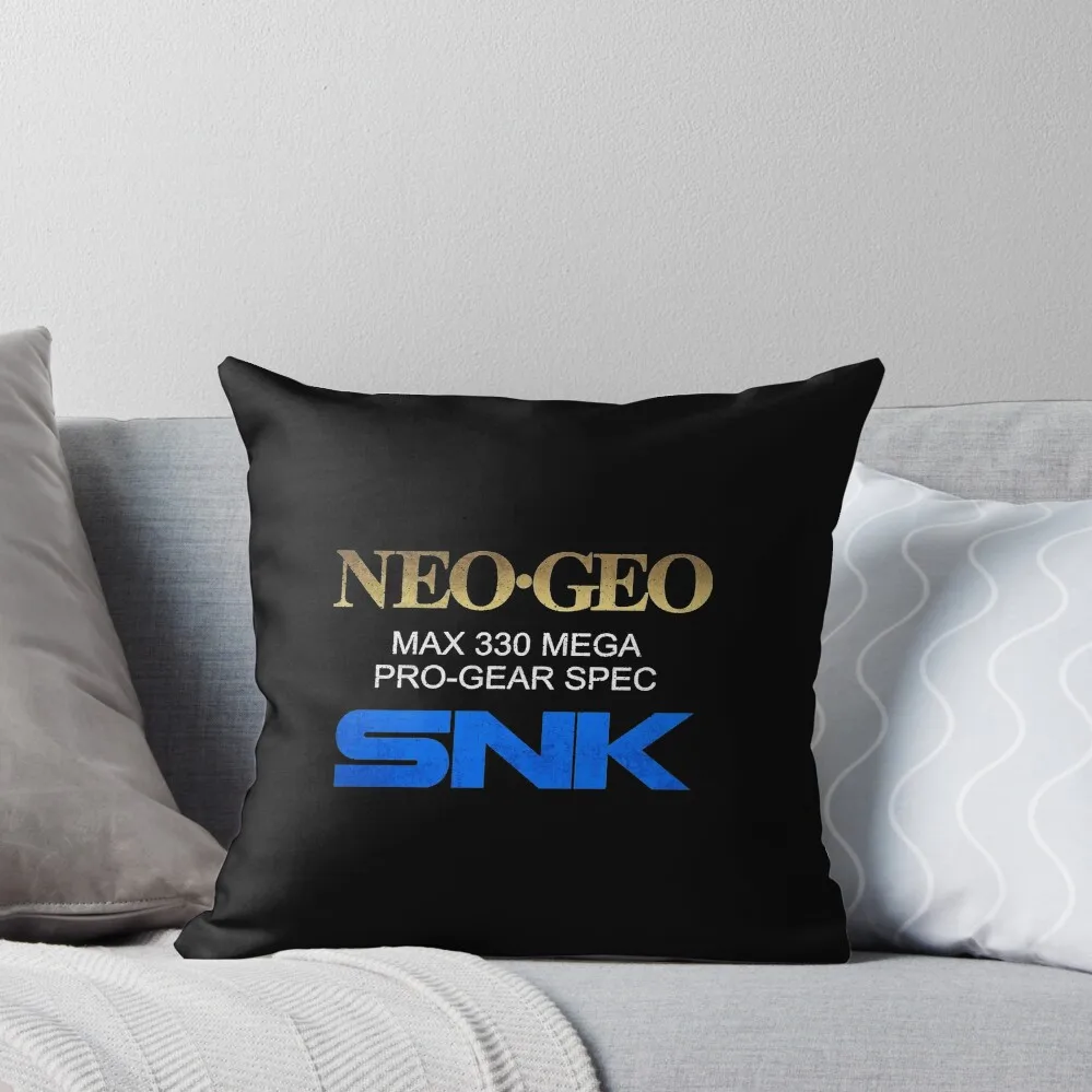 

Neo Geo Pro Gear Spec Gold Retro Design Throw Pillow Plaid Sofa Rectangular Cushion Cover pillow