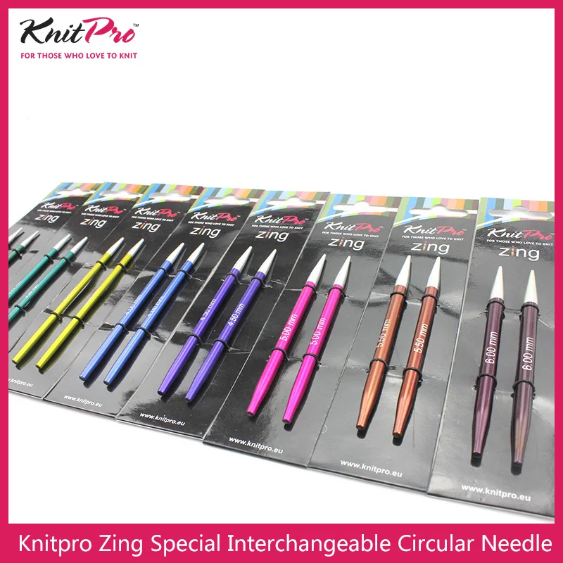 1 piece Knitpro Zing Special Interchangeable Circular Needle about 9.5cm