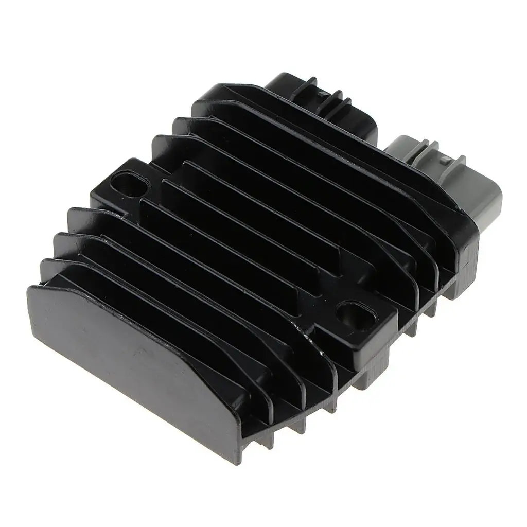 Premium Motorcycle Rectifier Voltage Regulator Sturdy Metal Black Part for Kawasaki ZX-10R ZX1000 2004 to 2007 Street Bikes