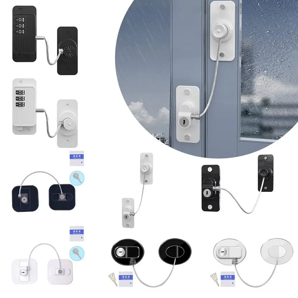 

Home Digital Password Security Cable Safety Lock Unisex Protection Cabinet Lock Refrigerator Door Lock