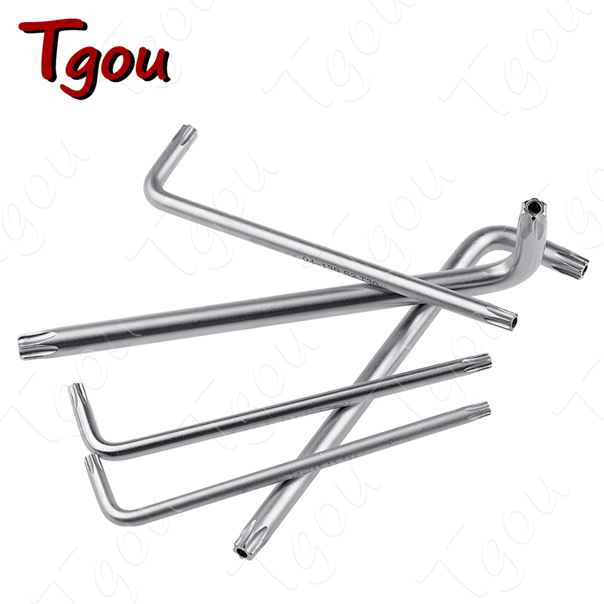 Tgou Wrench Tool T20 T25 T27 T30 T40 T45  T55  Appliance Bicycle Motorcycle Repair Hand Tool Hex Torx Star L-Shape Plum Spanner view 4