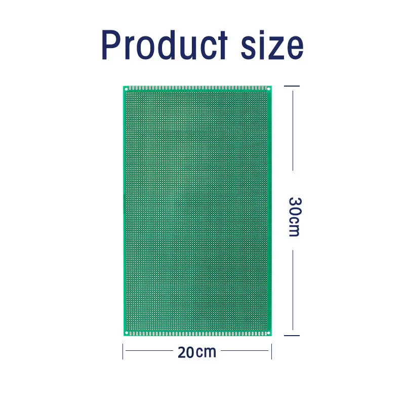 1PCS PCB Prototype Board 15x20cm 20x30cm Single Side Protoboard Green Fiberglass Plate Diy Universal Circuit Boards