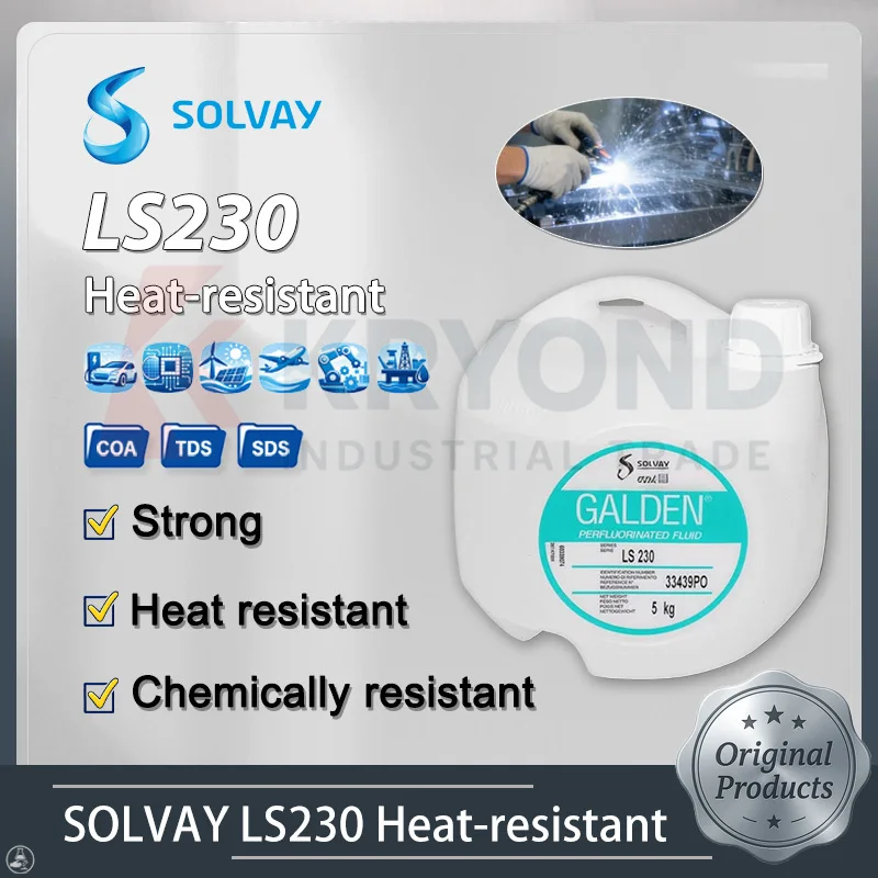 

Фторированная смазка Solvay LS230, 500 г/1 кг, для смазки клапанов, подшипников и уплотнений, химически стойкая, для промышленного применения при высоких температурах