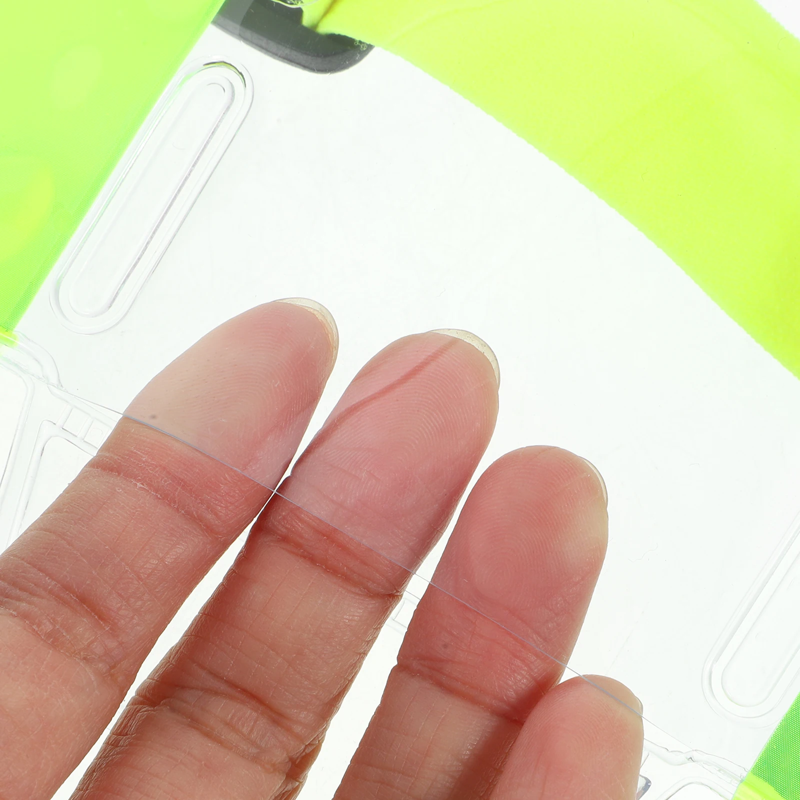 

2 шт. регулируемый держатель для бейджа на руку, эластичный нейлоновый браслет из ПВХ, держатель для карточек безопасности, прозрачный защитный рукав для бейджа