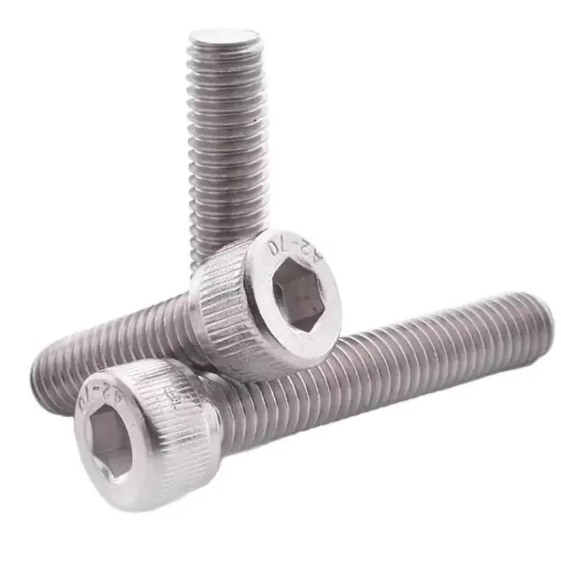 Fine Pitch Socket Cap Screws Allen Key Bolt M6x0.75mm M7x1mm M8x1mm M9x1mm M10x1mm M10x1.25mm M12x1.25mm M11x1.25mm M12x1.5mm