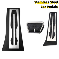 Stainless Steel Car Pedals Kit for BMW X5 X6 F15 F16 E70 E71 E72 X7 2008 - 2020 LHD Gas Brake Footrest Pedal Cover Acc.