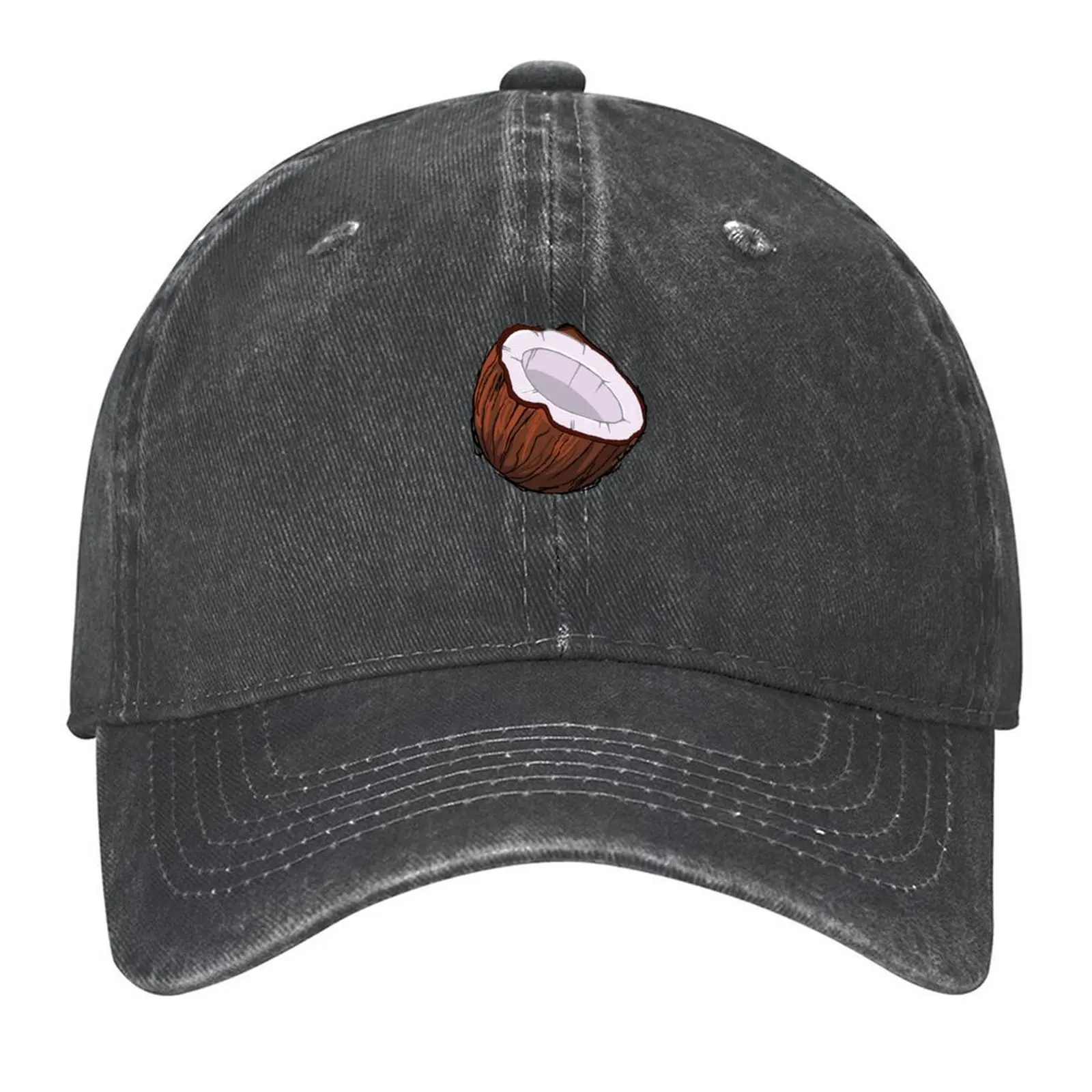 

coconut art Baseball Cap fun hats Bobble Hat men's big size hat Hat Luxury Brand For Girls Men's