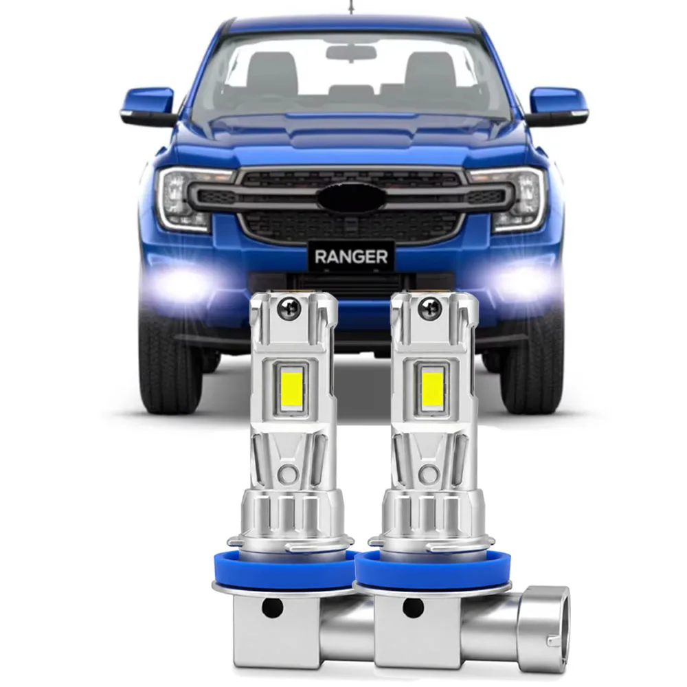 

2Pcs LED Fog Lamp Bulbs For Ford Ranger 2019 2020 2021 2022 2023 2024 White Fog Lamp Canbus